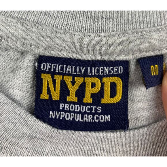 Officially Licensed NYPD Men M Shirt Torkia International Cotton Top Of The Rock - Picture 3 of 8